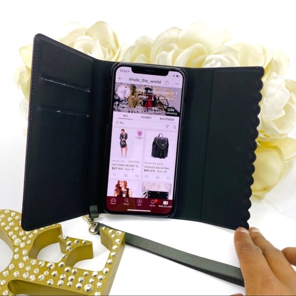 Kate Spade Wallet iPhone X Cell Phone Case - Picture 6 of 8